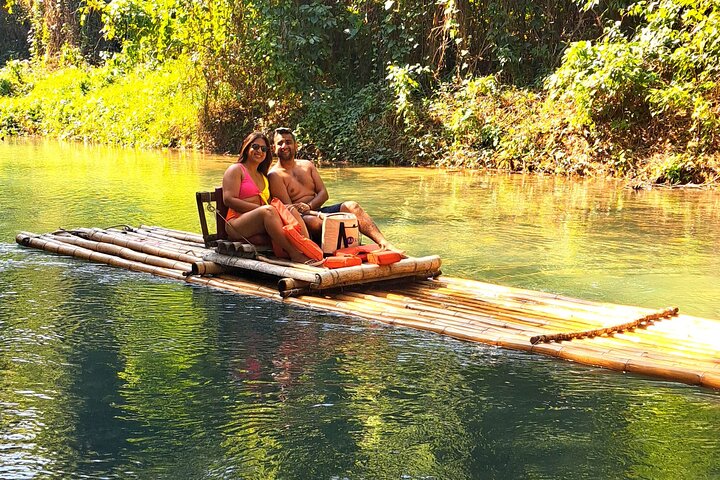 Bamboo Rafting Experience on the Martha Brea