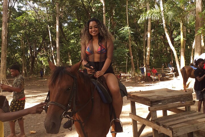 Private & Customize Tour to Martha Brae Rafting and Horseback Riding N Swim
